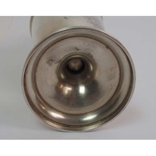 186 - A large Victorian silver sugar caster