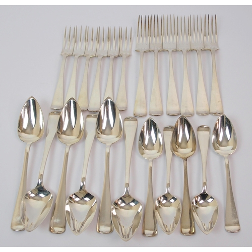 198 - A part set of continental (French) cutlery