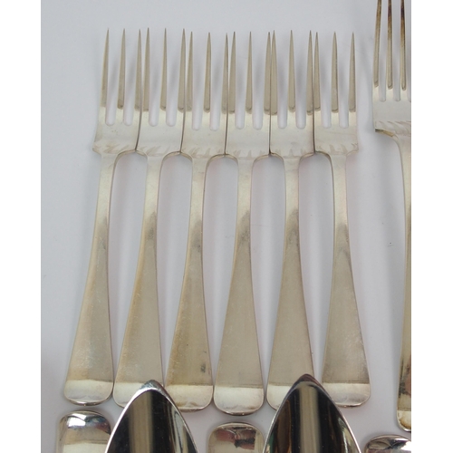 198 - A part set of continental (French) cutlery