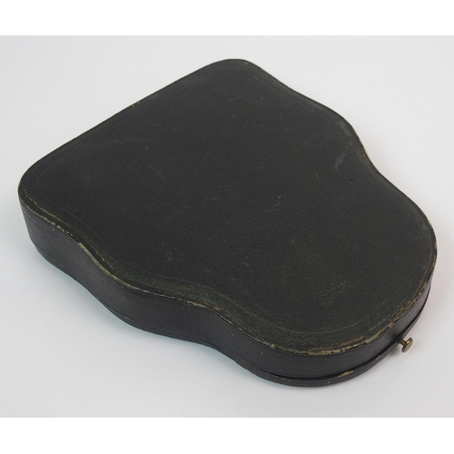 209 - A Victorian cased tortoise shell and white-metal mounted card case/aide memoir and similar coin purs... 