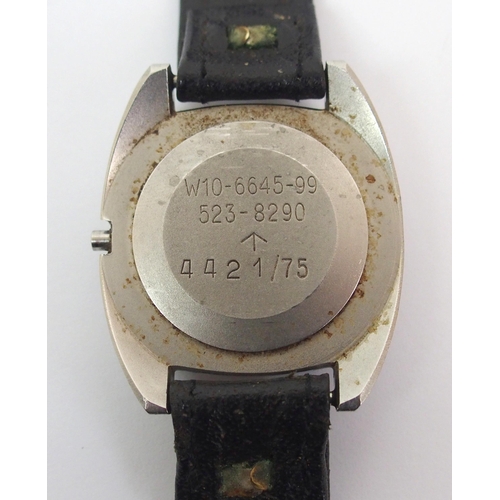 275 - A stainless steel military wristwatch