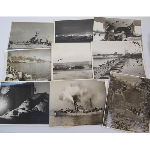 278 - A collection of 163 (approx) official British and Pictorial Press London WWII photographs