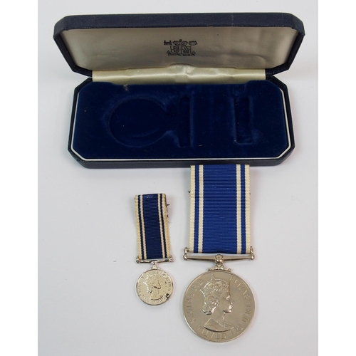 280 - A cased Queen Elizabeth II Police Exemplary Service Medal