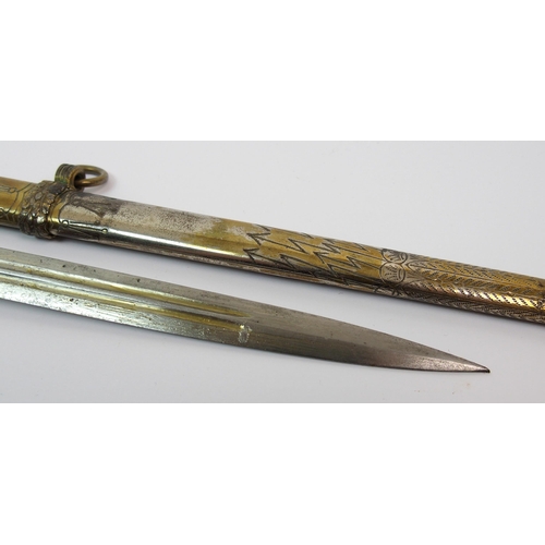 282 - A Second World War German Naval dagger