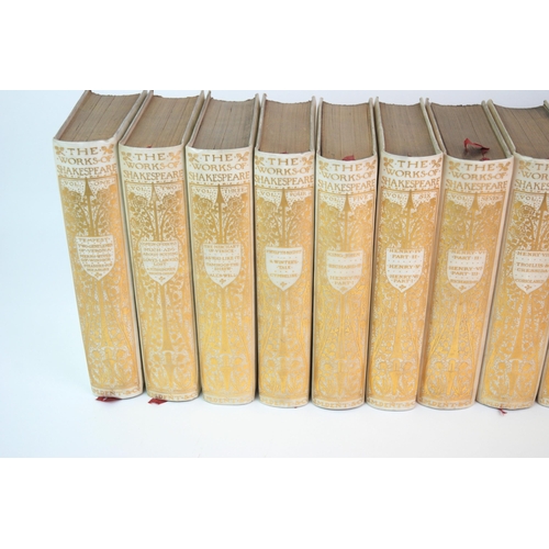 290 - The Works of Shakespeare  The Larger Temple Edition  in twelve volumes