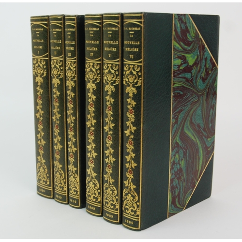 291 - La Nouvelle Heloise by J.J. Rousseau  six volumes  1889