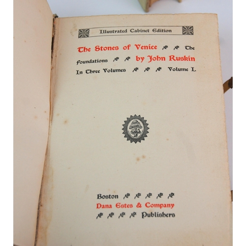 292 - The Stones of Venice by John Ruskin  Illustrated Cabinet Edition