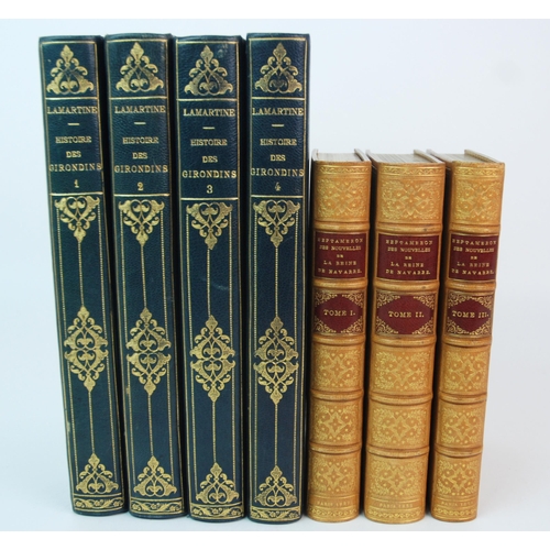 295 - Histoire des Girondins by A. de Lamartine  four volumes