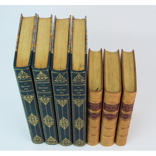 295 - Histoire des Girondins by A. de Lamartine  four volumes