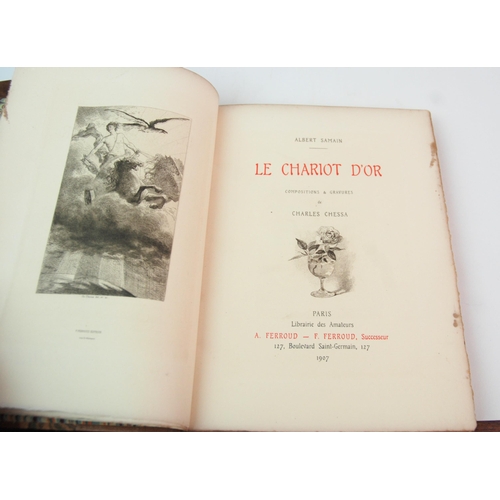 299 - Les Trois Comedies de L'Amour  comprising three volumes  L'Amour Medecin; On Ne Badine Pas avec L'Am... 