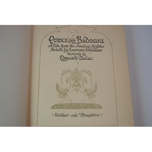 308 - Princess Badoura  a tale from the Arabian Nights  re-told by Laurence Housman