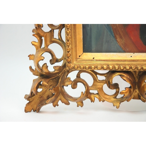 318 - A gilt Florentine frame