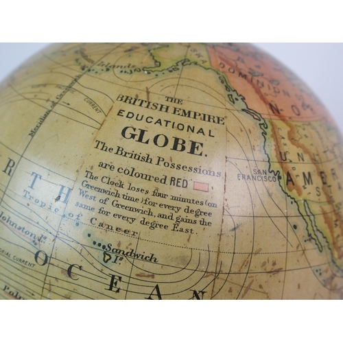 326 - A Victorian British Empire Educational Globe by C. Smith and Son  London