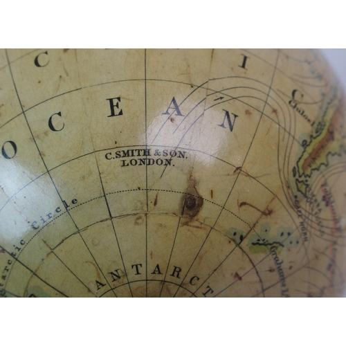 326 - A Victorian British Empire Educational Globe by C. Smith and Son  London