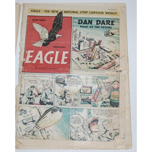 338 - A good run of Eagle comics from Issue No.1  14th April 1950 to 1954