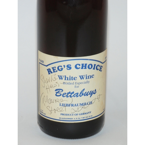 339 - Coronation Street: a bottle of Reg's Choice Liebfraumilch