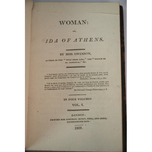 340 - Woman: or  Ida of Athens by Miss Owenson