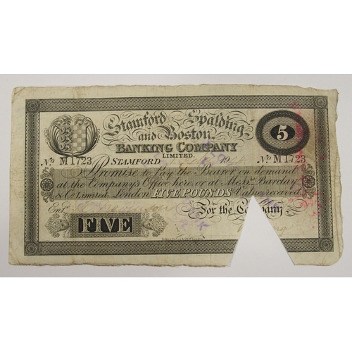 376 - Durham Bank �5 note 1886