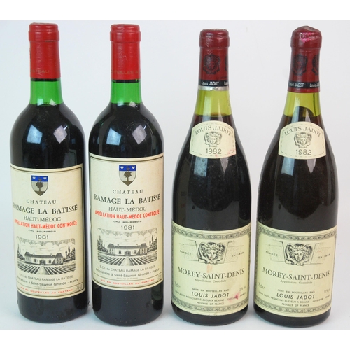 454 - Two bottles of Chateau Smith Haut Lafitte  1981