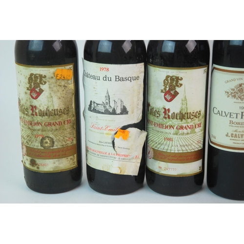 461 - Three bottles of St. Emilion Grand Cru  1979 and 1981