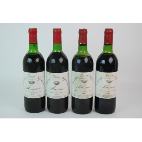 462 - Four bottles of Chateau Marsac