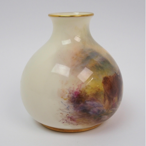 479 - A Royal Worcester ovoid posy vase