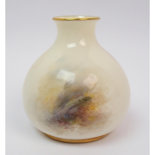 479 - A Royal Worcester ovoid posy vase