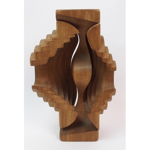 480 - BRIAN WILLSHER (British 1930 - 2010) Wood abstract sculpture