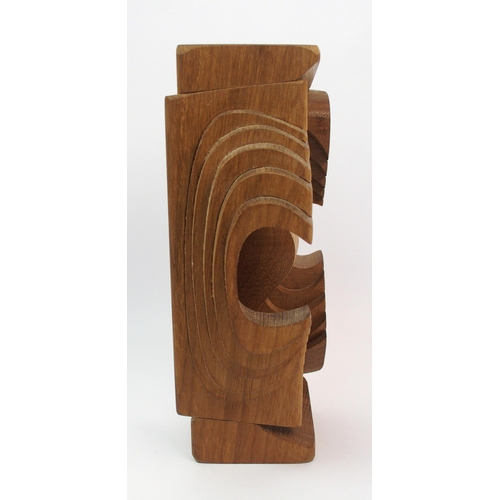 480 - BRIAN WILLSHER (British 1930 - 2010) Wood abstract sculpture