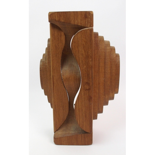 480 - BRIAN WILLSHER (British 1930 - 2010) Wood abstract sculpture