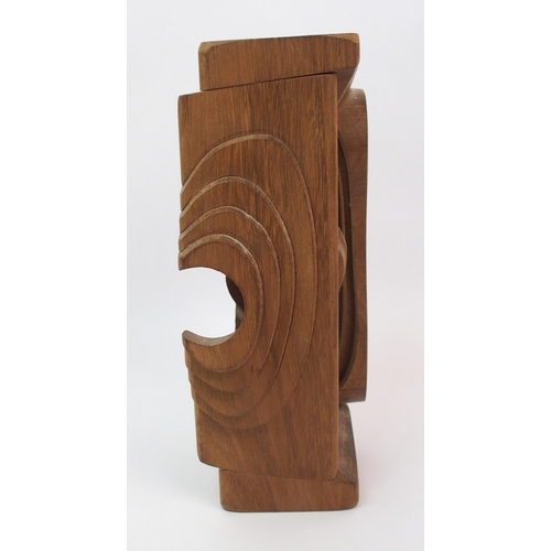 480 - BRIAN WILLSHER (British 1930 - 2010) Wood abstract sculpture