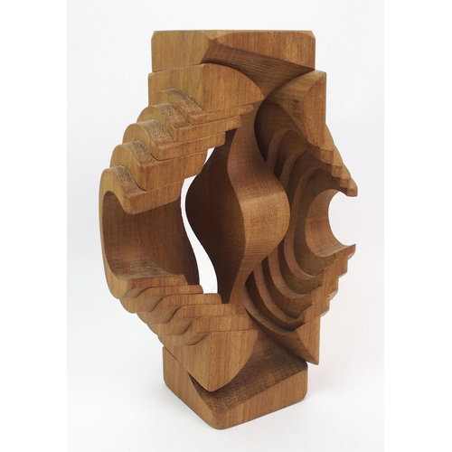 480 - BRIAN WILLSHER (British 1930 - 2010) Wood abstract sculpture