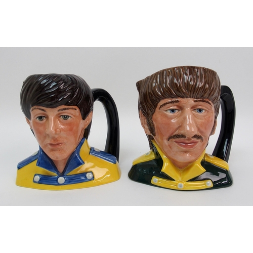 482 - A set of four Royal Doulton character jugs of the Beatles