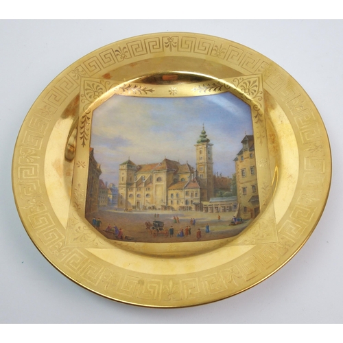 488 - An Ernst Wahliss Vienna cabinet plate