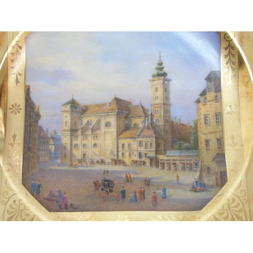 488 - An Ernst Wahliss Vienna cabinet plate