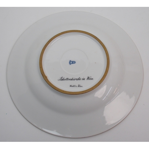 488 - An Ernst Wahliss Vienna cabinet plate