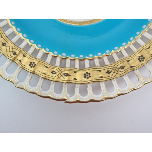 508 - Four Minton dessert ribbon plates