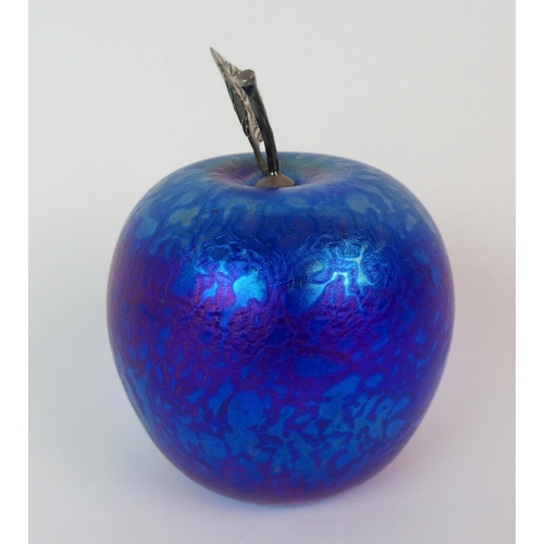 521 - Two Glasform apple paperweights by John Ditchfield