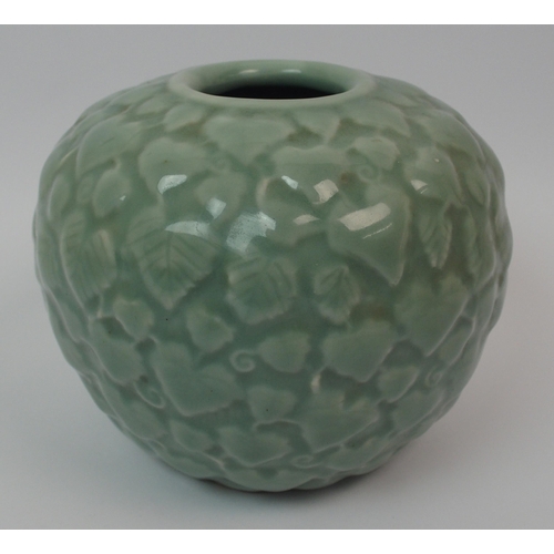 57 - A Chinese Lonquan celadon globular vase