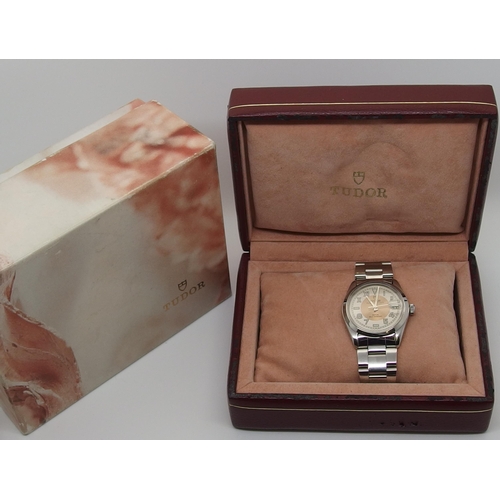 611 - A Tudor Prince Oyster date gents vintage watch with a 'California' dial