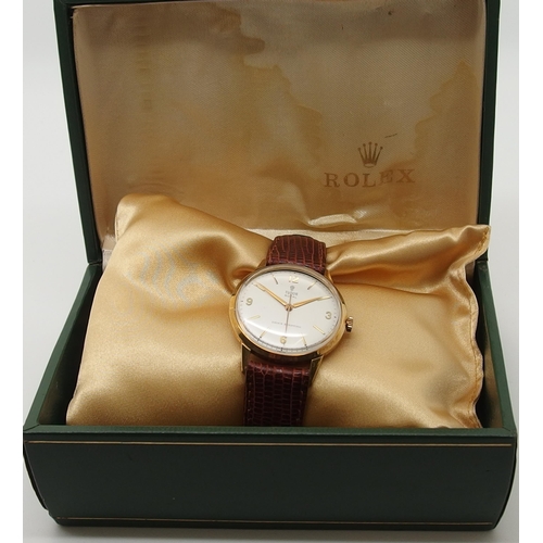 619 - A 9ct gold gents Tudor Royal wristwatch