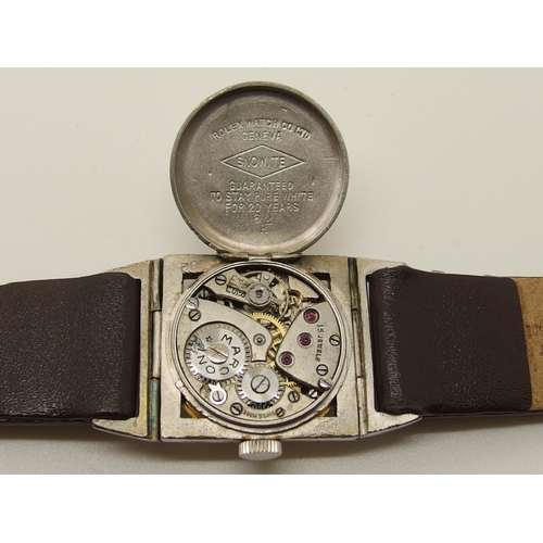 622 - A vintage Rolex 'Marconi' wristwatch