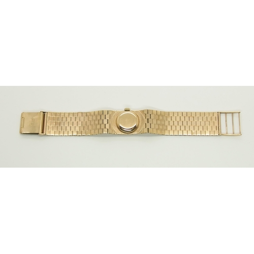 688 - A 9ct gold ladies cuff watch