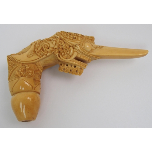 71 - A Malaysian ivory Kris handle