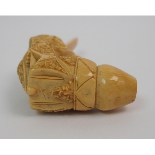 71 - A Malaysian ivory Kris handle