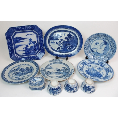 76 - A quantity of Chinese blue and white