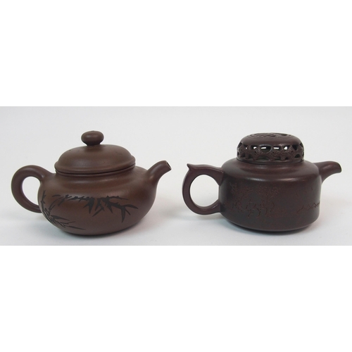 82 - Eight Yixing teapots