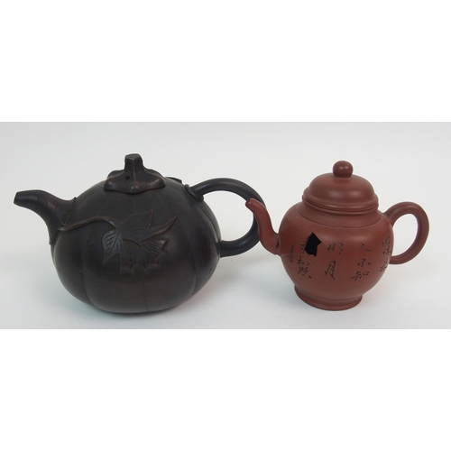 83 - Seven Yixing teapots