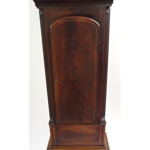 849 - Walter Scott  Lauder  a mahogany longcase clock