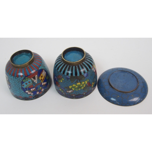 85 - A Chinese cloisonne censer